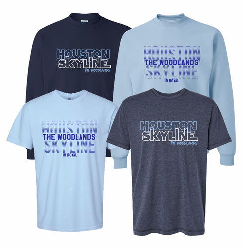 24-25 HOUSTON SKYLINE - 18 ROYAL - SPIRIT WEAR